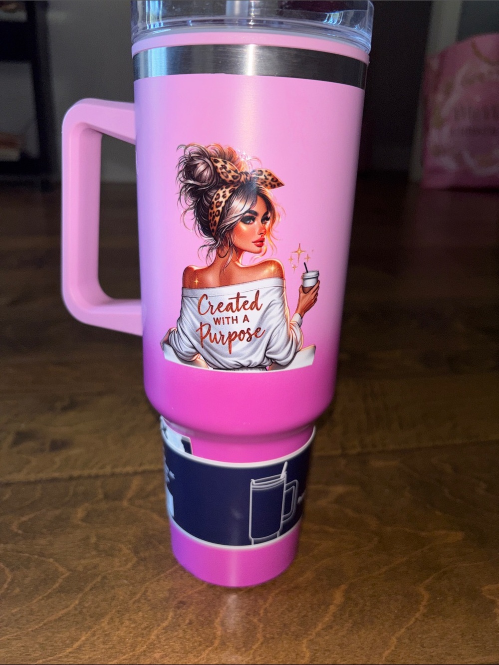 40 oz hombre tumbler New “Love Yourself” “”Created with a Purpose”